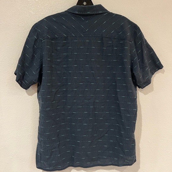 Kuhl Men’s Intrepid Skorpio Button Up Short Sleeve Shirt Blue Men’s Size Small - Picture 4 of 5
